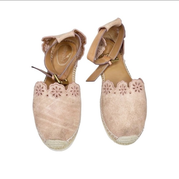 SEE BY CHLOÉ Suede Embroidered Accent Espadrilles
Womens Sz 9 / 40 - Picture 4 of 7